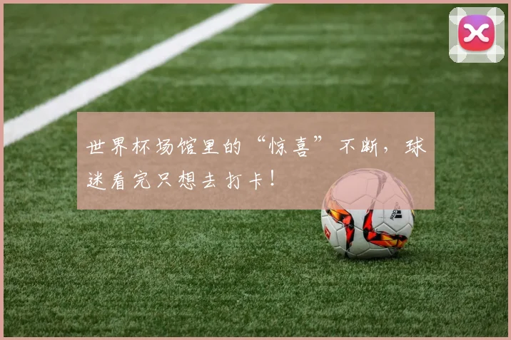 世界杯场馆里的“惊喜”不断，球迷看完只想去打卡！