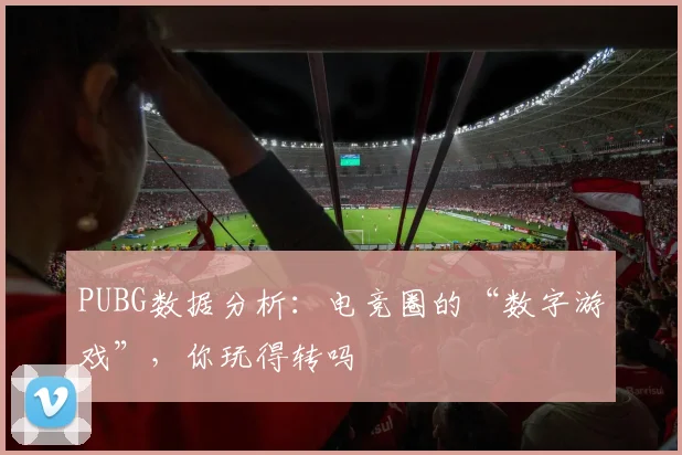 PUBG数据分析:电竞圈的“数字游戏”,你玩得转吗